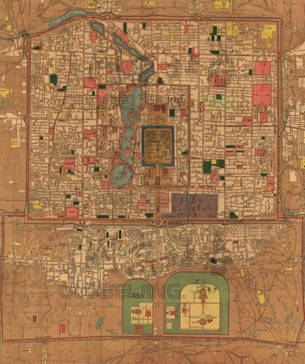 1914年老北京地图