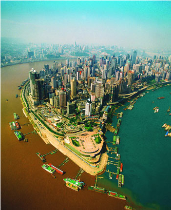 长江上游地区最大港口——重庆港